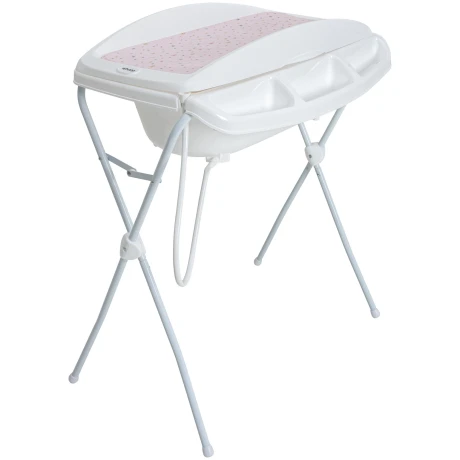 Catre de Baño Plegable con Cambiador ANGRA Bebesit ROSA Catre de Baño Plegable con Cambiador ANGRA Bebesit ROSA