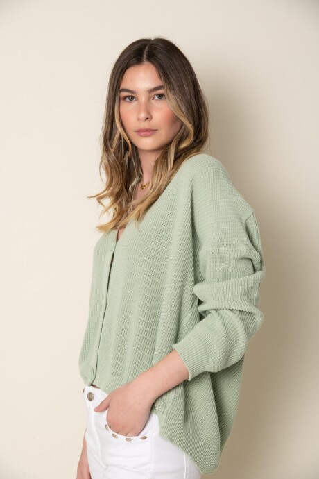 CARDIGAN LUGO MENTA