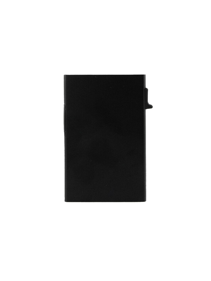 METAL CARD HOLDER WALLET BLACK