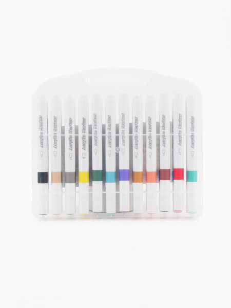 MARCADORES ACRILICOS 24 PCS MULTICOLOR