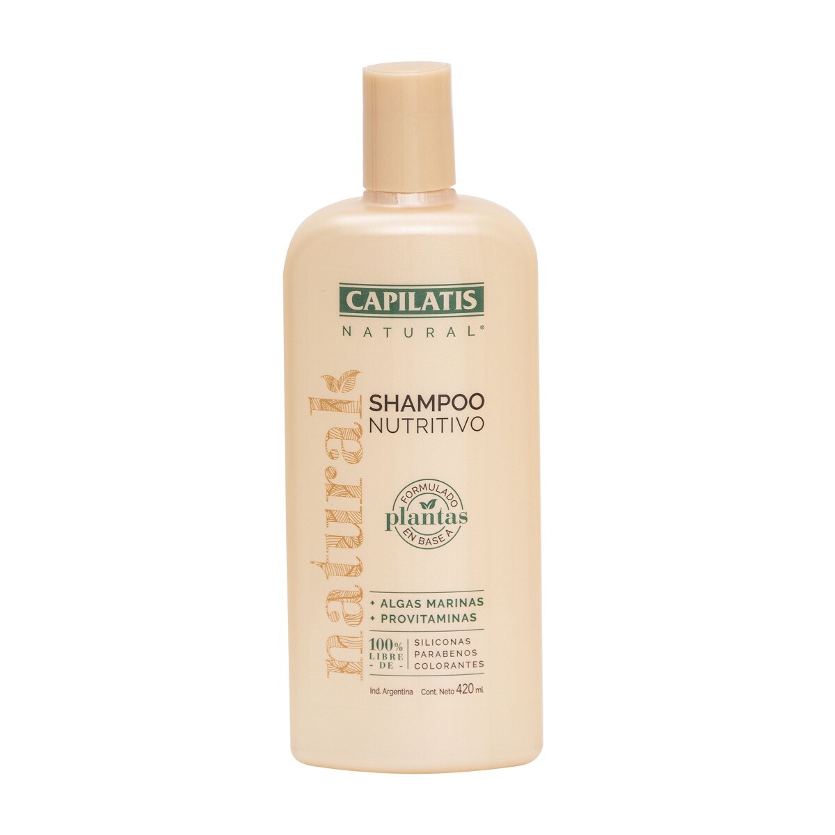 Shampoo Capilatis Linea Ecológica Nutritivo 420ml. 