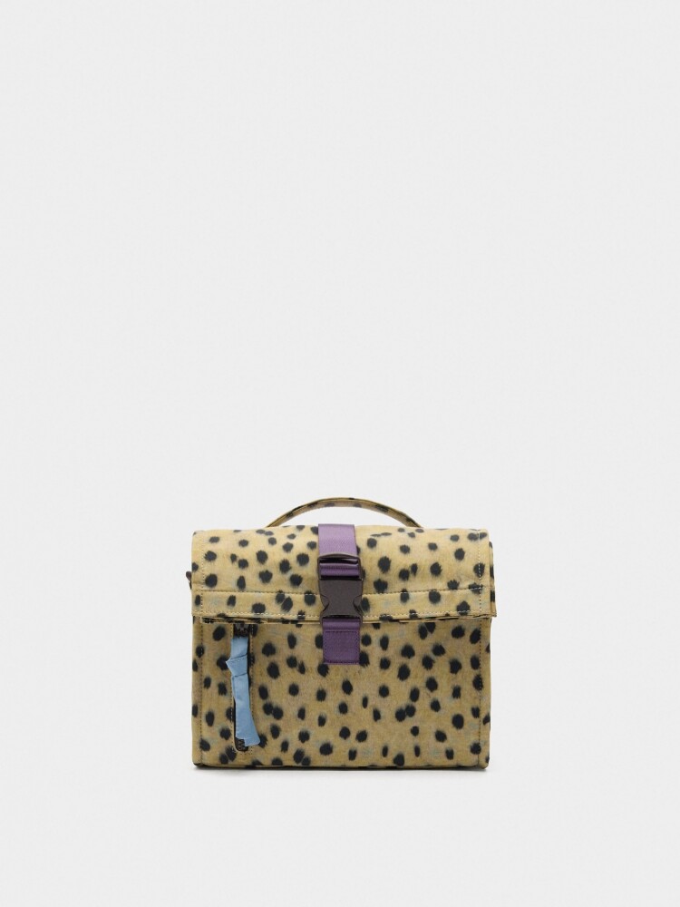 Bolsa Porta-Alimentos De Nylon Estampada multicolor