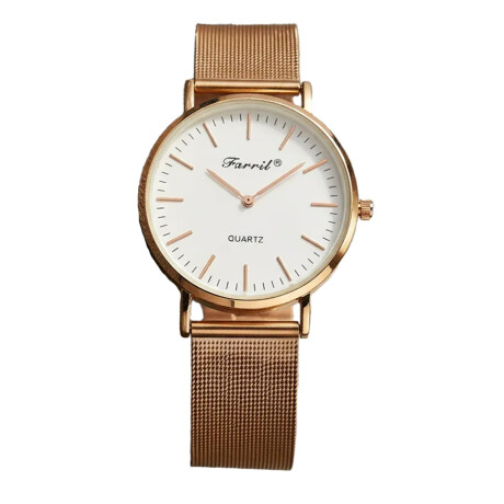 Reloj de Pulsera para Mujer Diseño Urbano Moderno Elegante Cobre