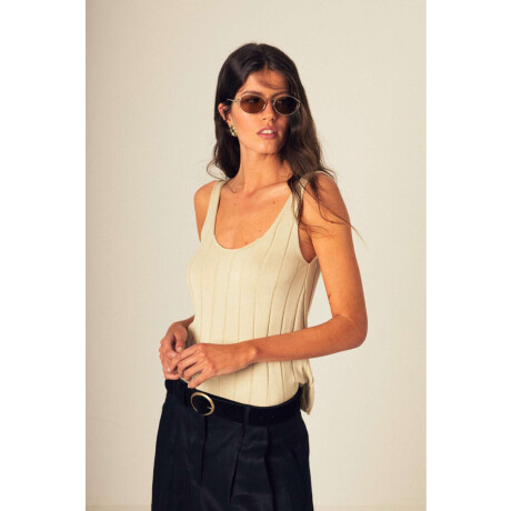 Musculosa Clare Beige