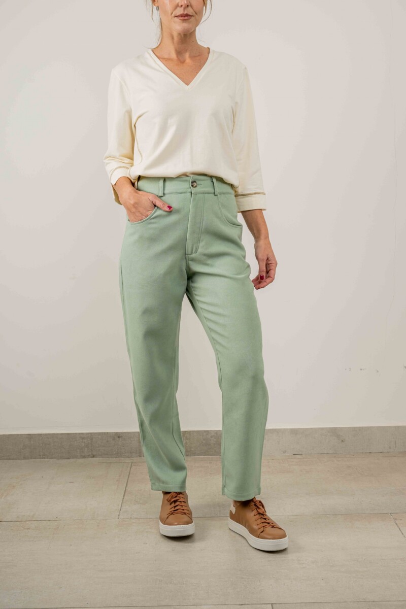 Pantalón Biarritz - Verde Malva 