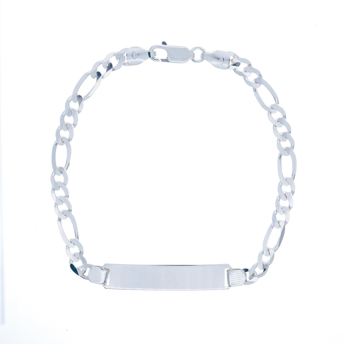 Pulsera de identidad en plata 925. 
