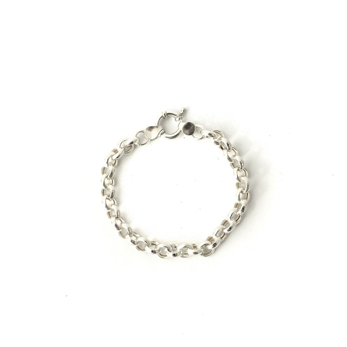 Pulsera Rolo Plata N°2 