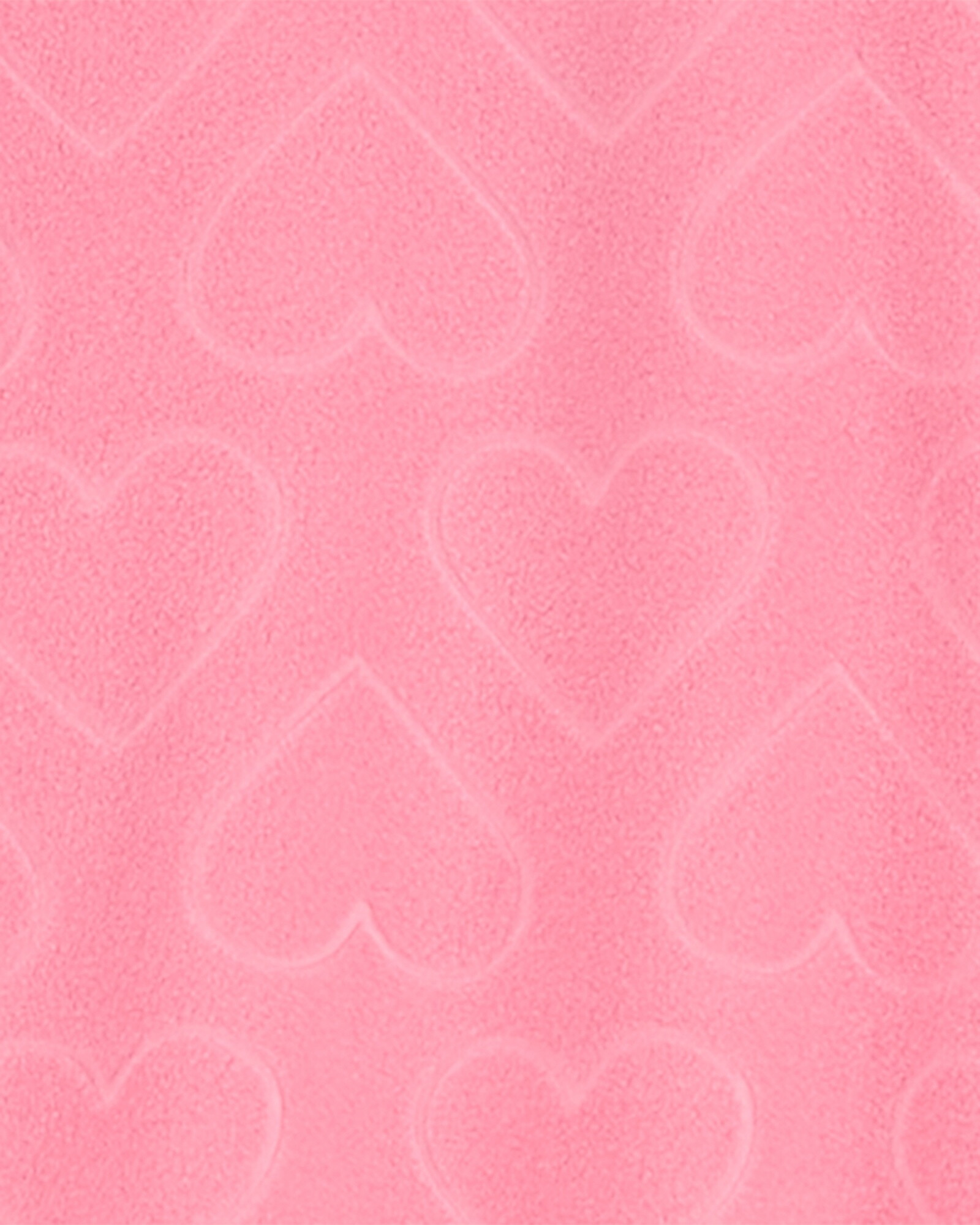 Pijama uno pieza de micropolar, con pie, diseño corazones Pijama uno pieza de micropolar, con pie, diseño corazones