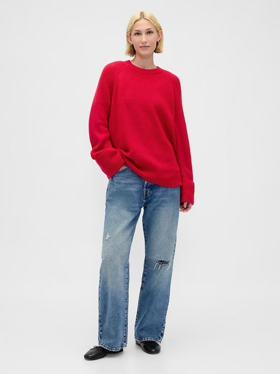 Buzo Cashsoft Mujer - Modern Red 