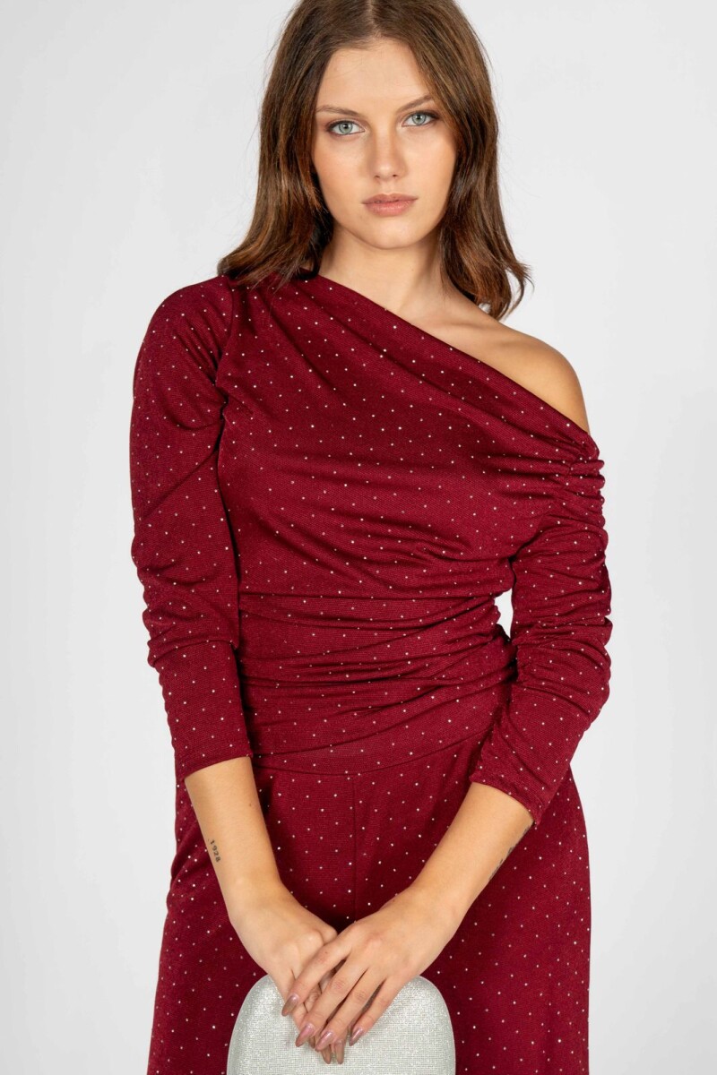 Blusa Spabri Bordó