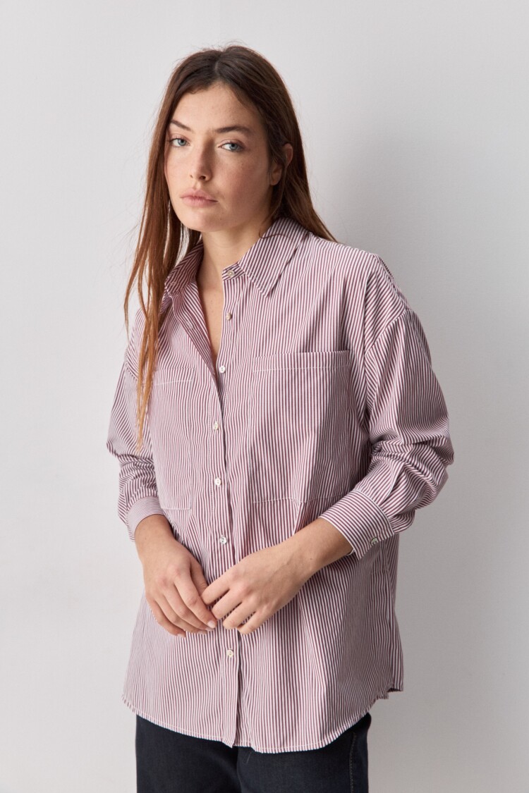 CAMISA COLEMAN Rojo Oscuro