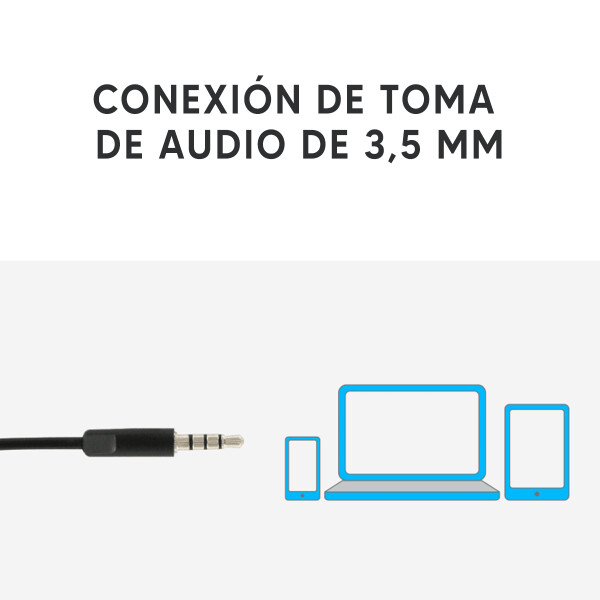 Vincha Con Micrófono Logitech H111 VINCHA LOGITECH H111 CON MICROFONO