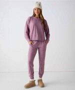 Leggings Jogger Cloud Jersey Mujer Mushroom Mauve Heather