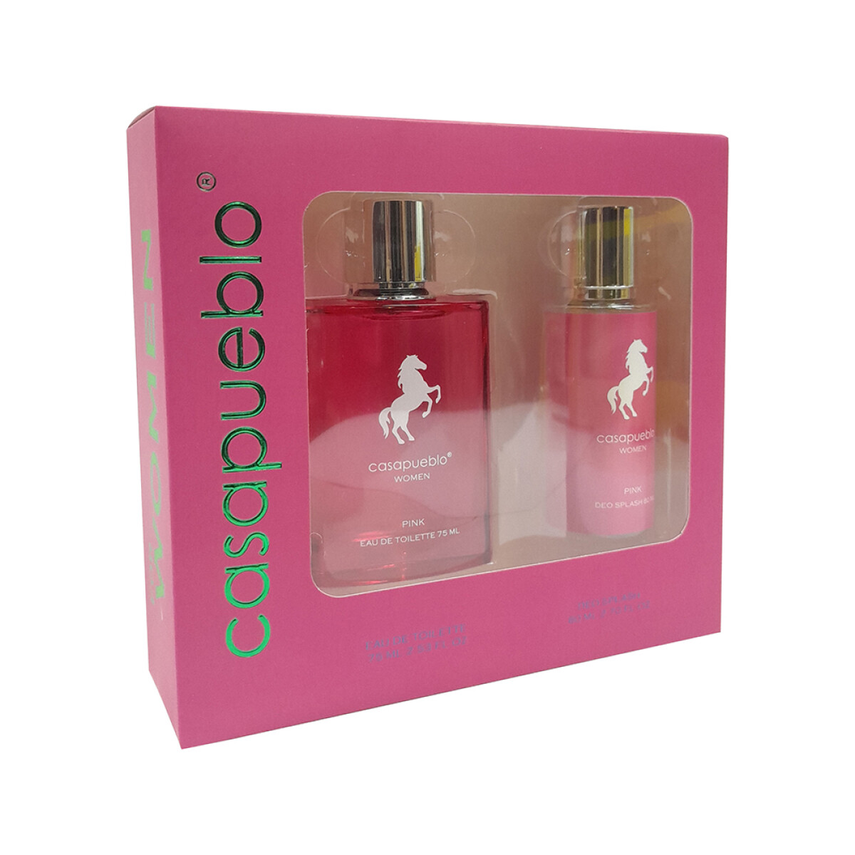 Pack Casapueblo Wild Pink Perfume EDT 75ml + Deo Splash 