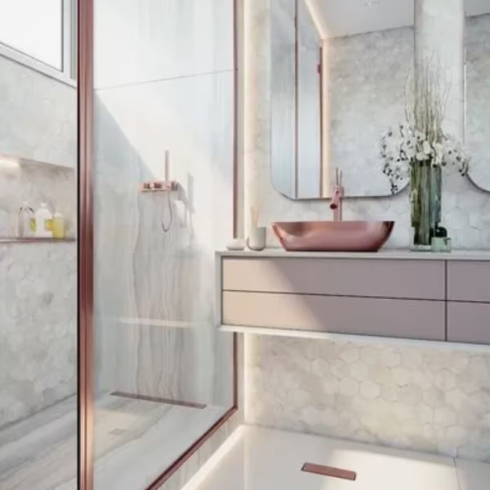 Receptaculo tapa ac inox red gold 25cm Tiny ELEVE Receptaculo Tapa Ac Inox Red Gold 25cm Tiny Eleve