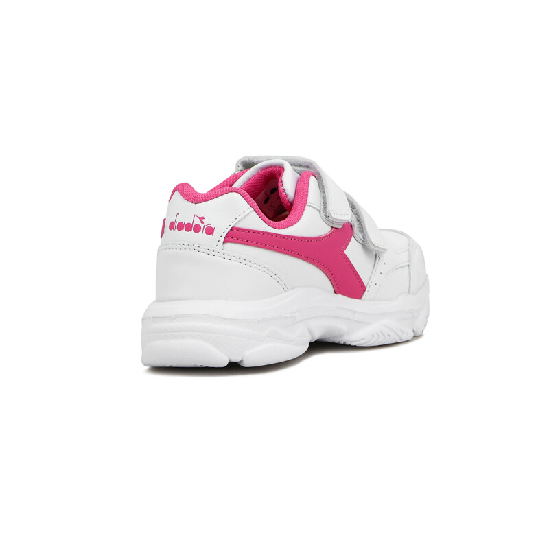 Diadora Easy Run Wimbledon Kids Blanco-fucsia