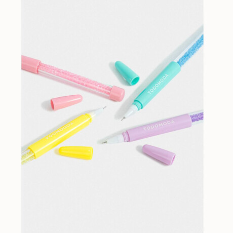 Set De Lapiceras De Gel Combinacion Multicolor