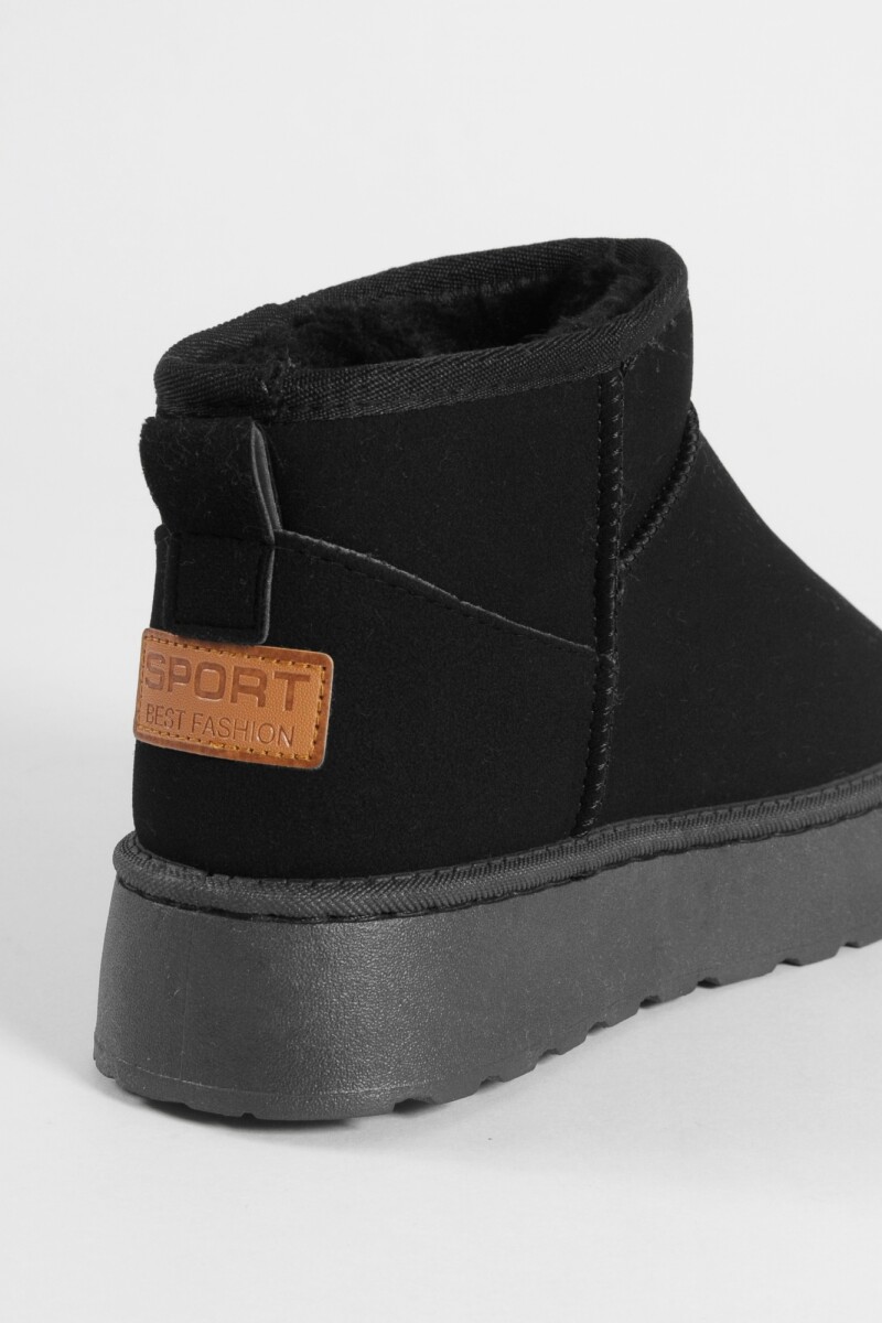 Botas corderito negro