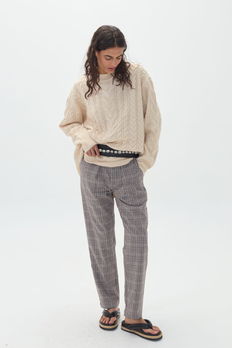 Pantalón Berlín en Twill Henry Checks