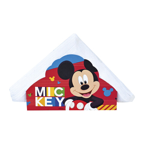 Cotillón Servilletero con 15 Servilletas Mickey