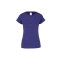 Camiseta jaspe a la base dama Morado jaspe