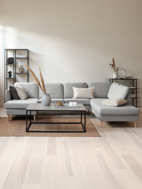 Sofá AAARHUS rinconera derecha gris claro Sofá AAARHUS rinconera derecha gris claro