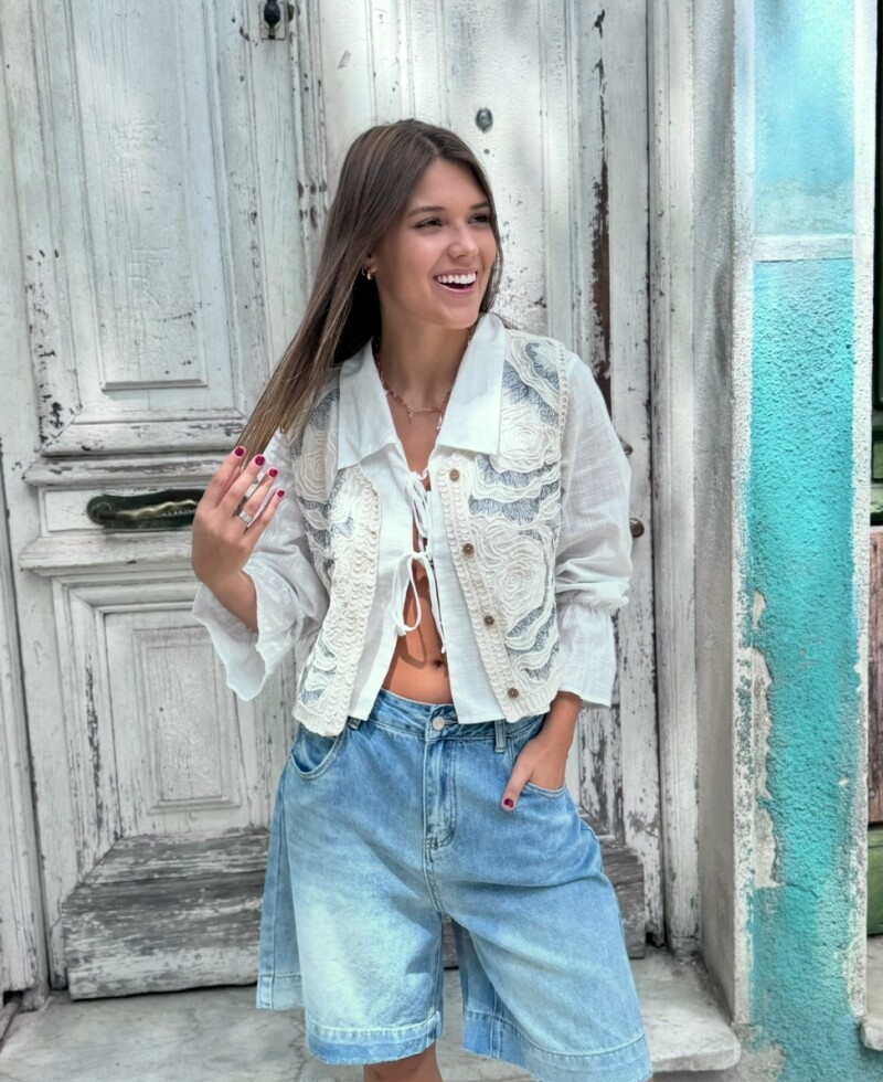 Chaleco Josefina azul