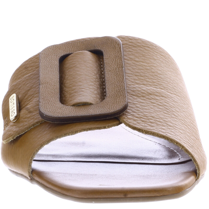 Zuecos de Mujer Bottero c/hebilla Marrón Canela