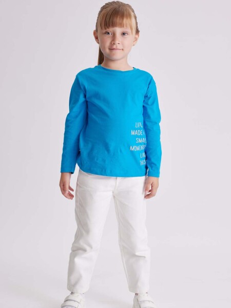 Pantalón jean slouchy Slouchy Blanco
