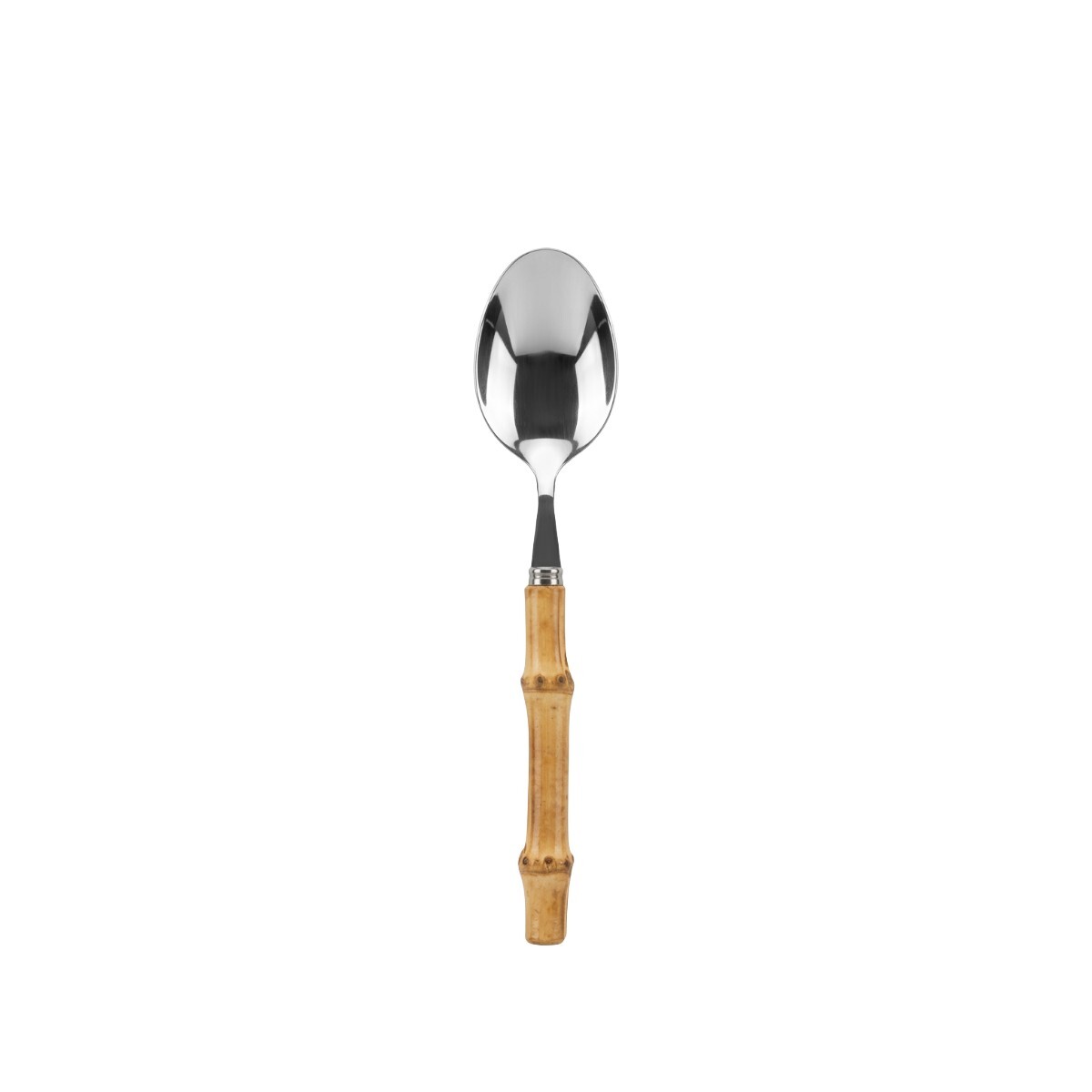 CUCHARITA INOX/BAMBU 16CM 