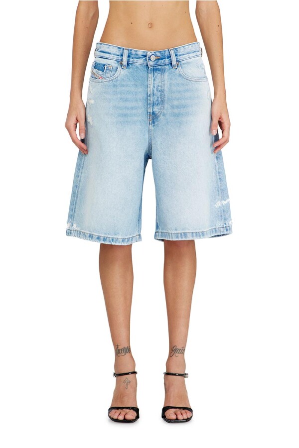 Short Para Mujer De-Helios Azul Oscuro