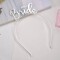 Vincha Metalizada Bride Plateado
