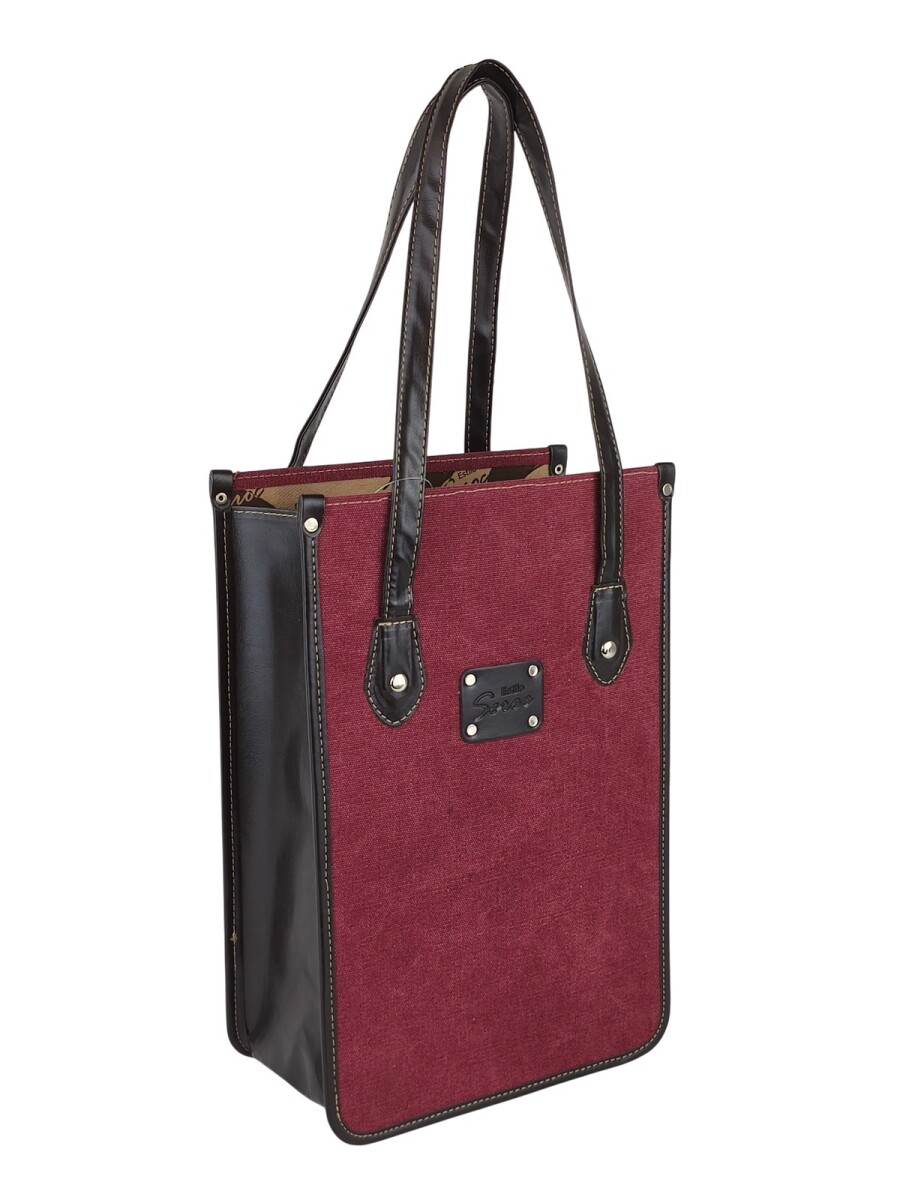 Matera tipo bolso - bordó 