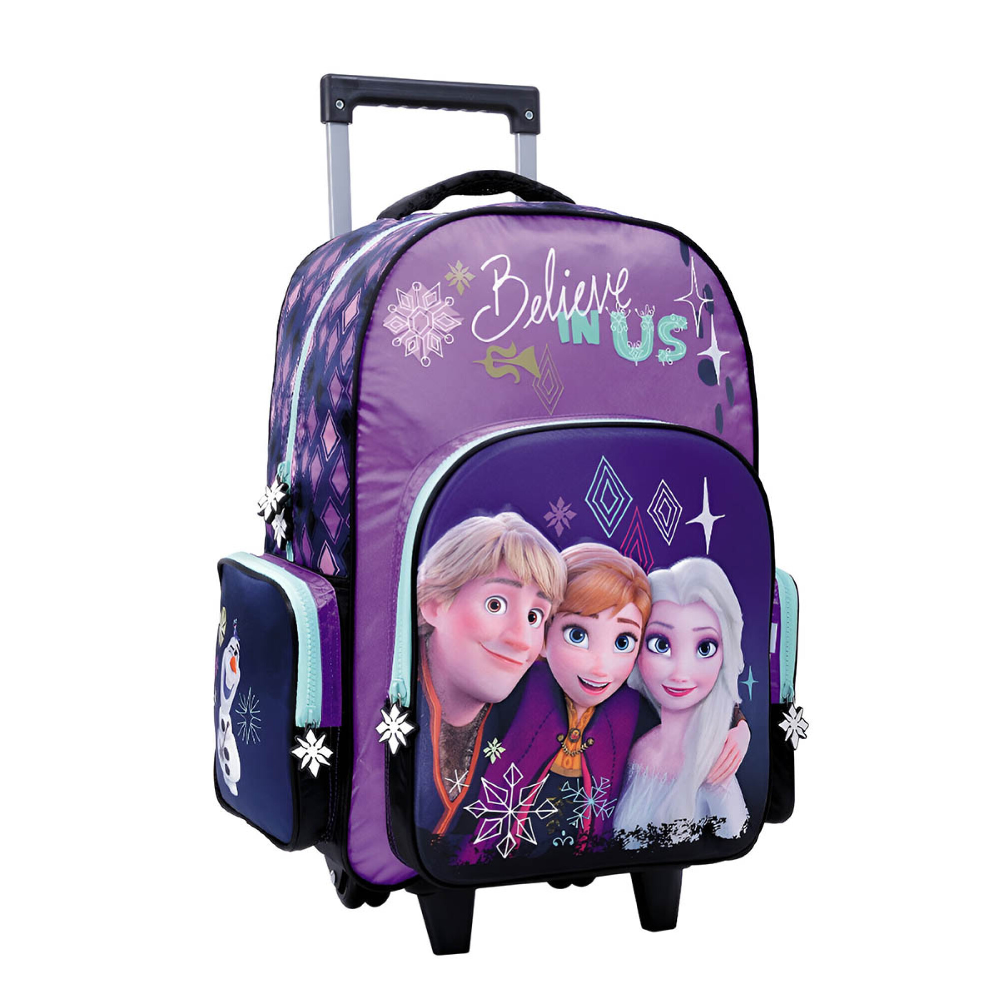 Mochila Con Carro De Disney Frozen Ana Elsa De 52CM El Rey del entretenimiento