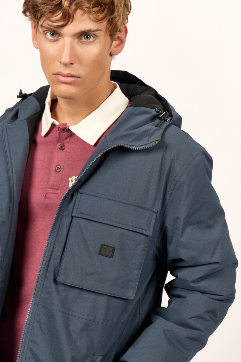 CAMPERA MATT SOLID A-azul