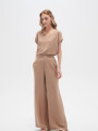 Pantalon Dilna Beige Oscuro
