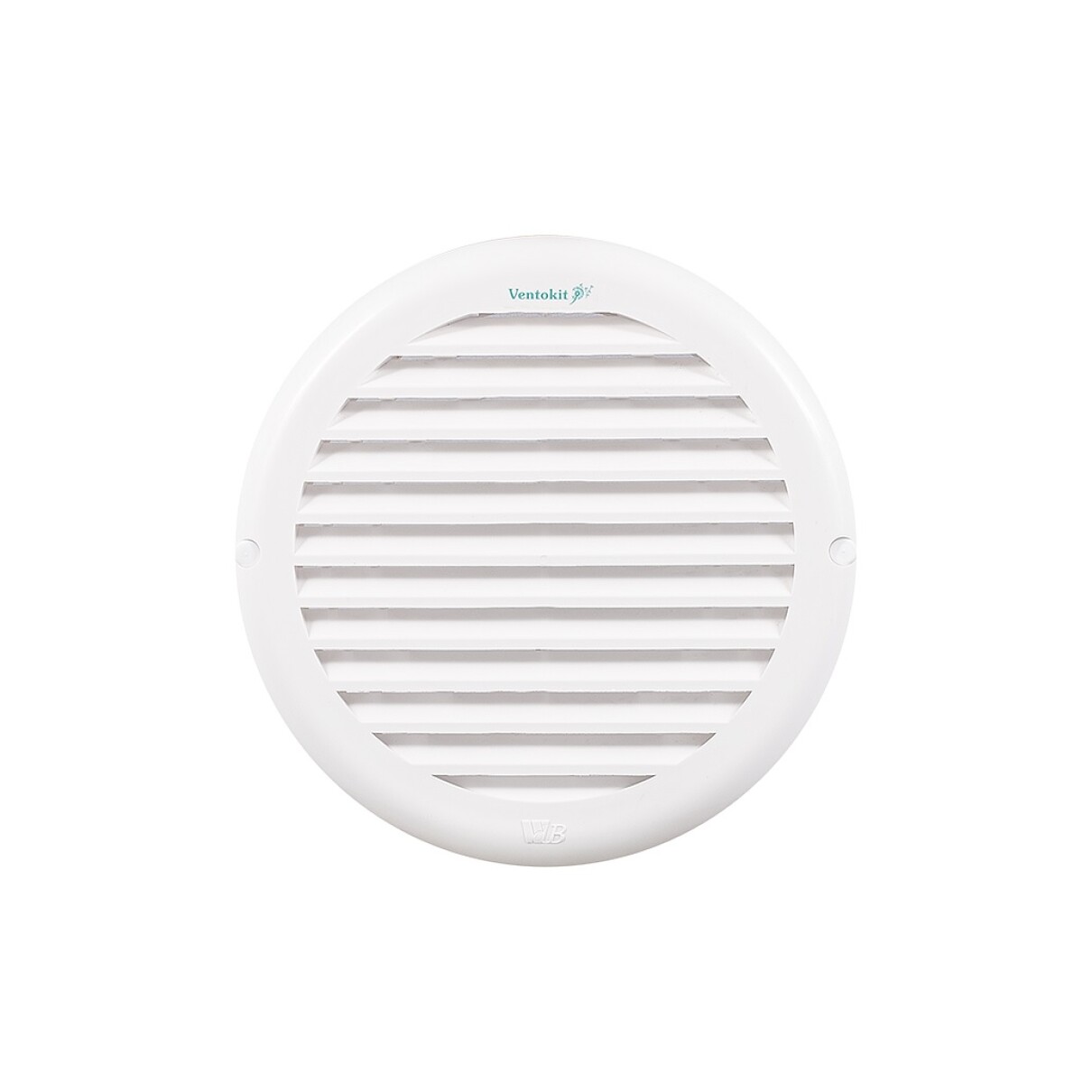 Rejilla de Ventilación PVC 180mm con Adaptador 100/125/150mm Ventokit 