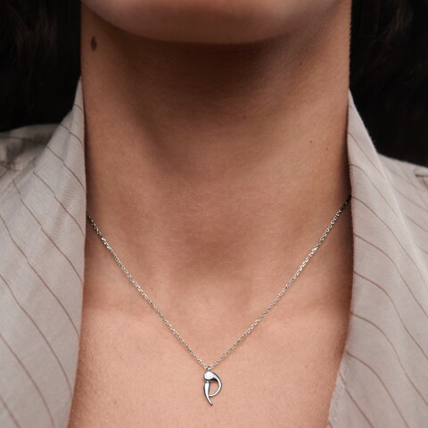 COLGANTE PDPAOLA P INITIAL SILVER Colgante Pdpaola P Initial Silver