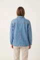 Campera denim larga JEAN MEDIO