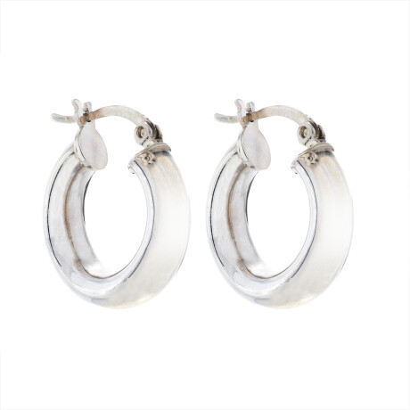 Par de aros de plata 925. Par de aros de plata 925.