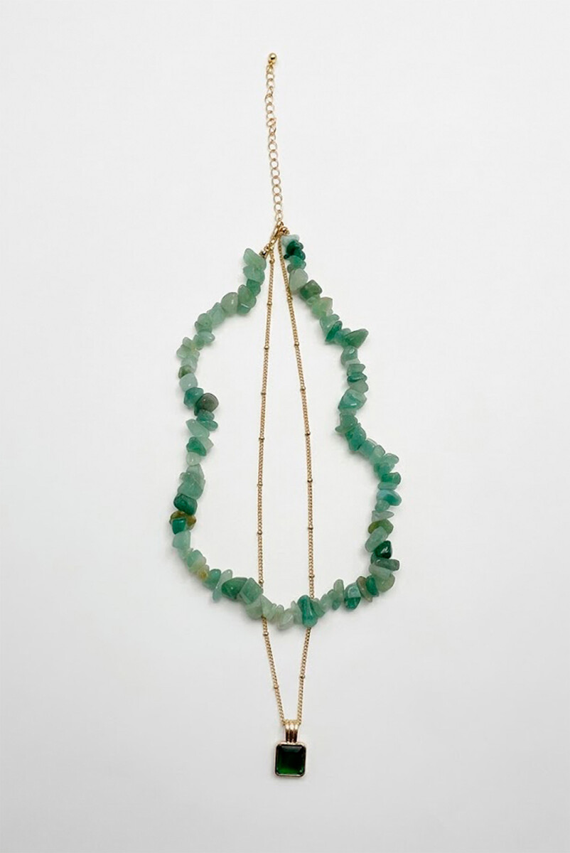 COLLAR JADE GREEN - VERDE 