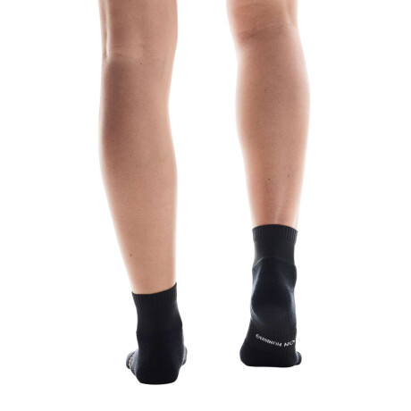 Medias Core Run Sock Alto Unisex Negro