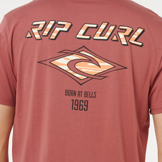 Remera Rip Curl Fade Out Icon - Bordó Remera Rip Curl Fade Out Icon - Bordó