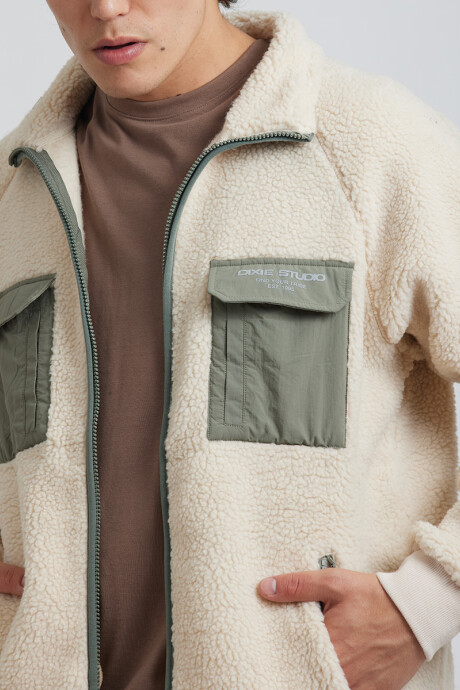 CAMPERA KEIRAN ( SHERPA ) DIXIE Beige