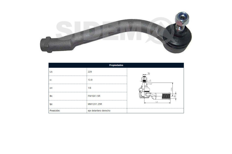 Puntero Kia Sorento 11-25 Der Puntero Kia Sorento 11-25 Der