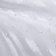 Cortina de baño rayada 1,80 BLANCO