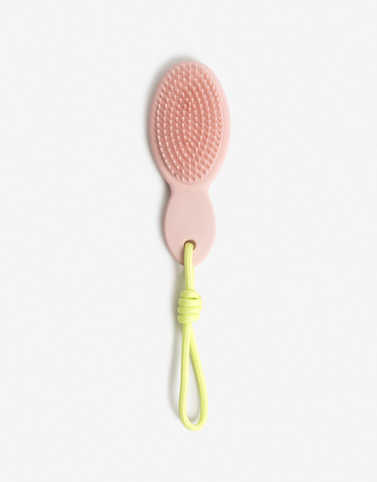 Cepillos y Peines Cepillos Mini Cepillo Desenredante Para Ducha - Rosa Viejo