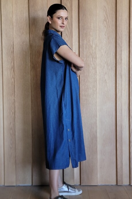 Vestido Oasis Denim Azul