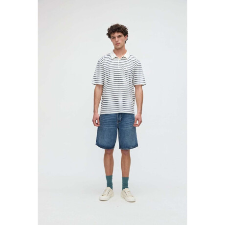 Remera polo Marin Off white Marino
