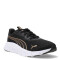 Championes de Mujer Puma Flex Focus Lite Modern Negro - Dorado